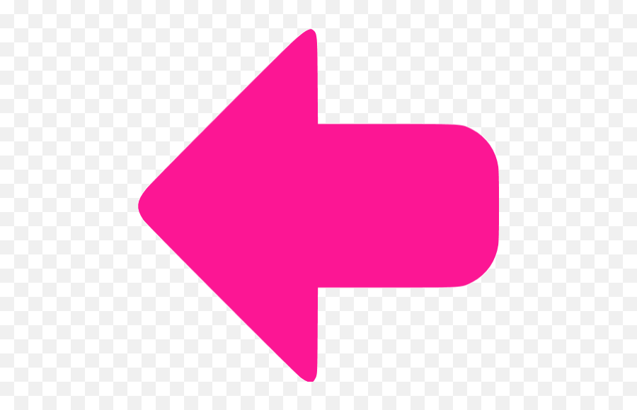 Deep Pink Left Icon - Free Deep Pink Arrow Icons Left Arrow Pink Png,Left Arrow Transparent
