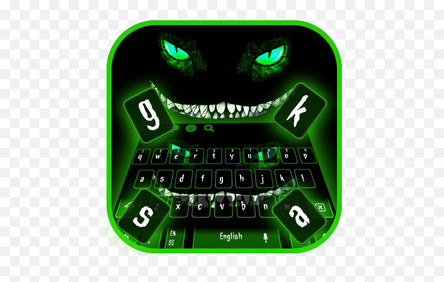 Amazoncom Devil Cheshire Cat Smile Keyboard Theme - Office Equipment Png,Cheshire Cat Smile Png