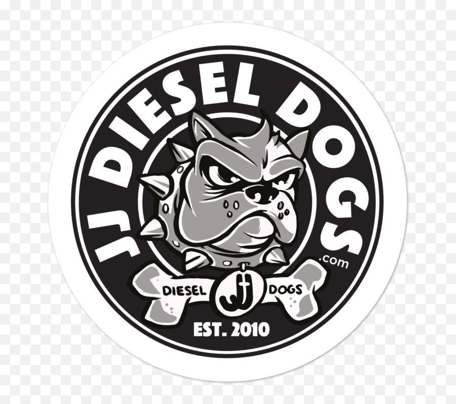 Diesel Dog Sticker - Round Logo 4x4 Che Guevara Png,Round Logo