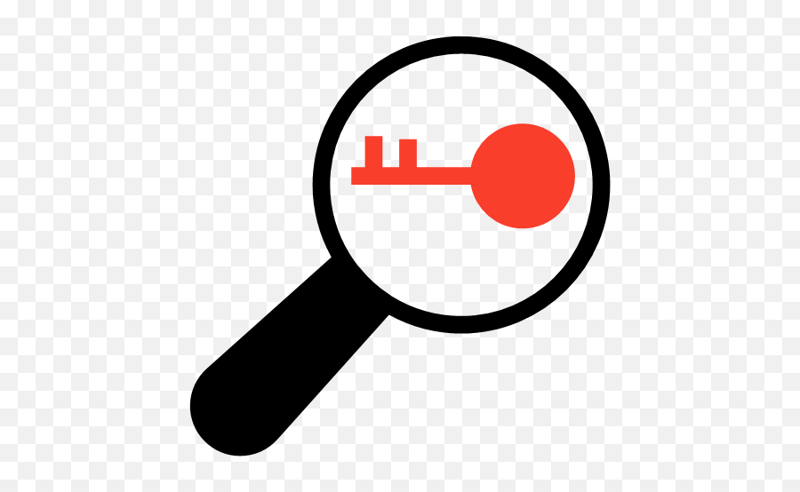 Keyword Search Seo Icon Png Red