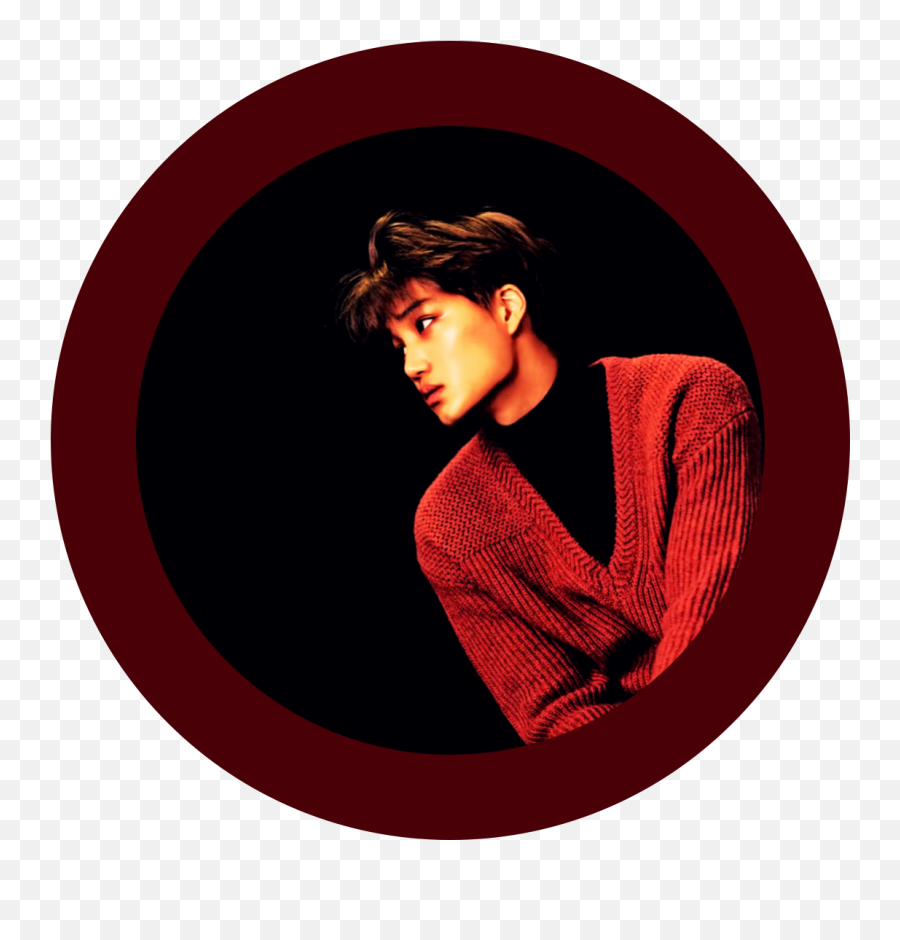 Kai Jongin Exo Kpop Red Icon Sticker - Tottenham Court Road Png,Exo Icon