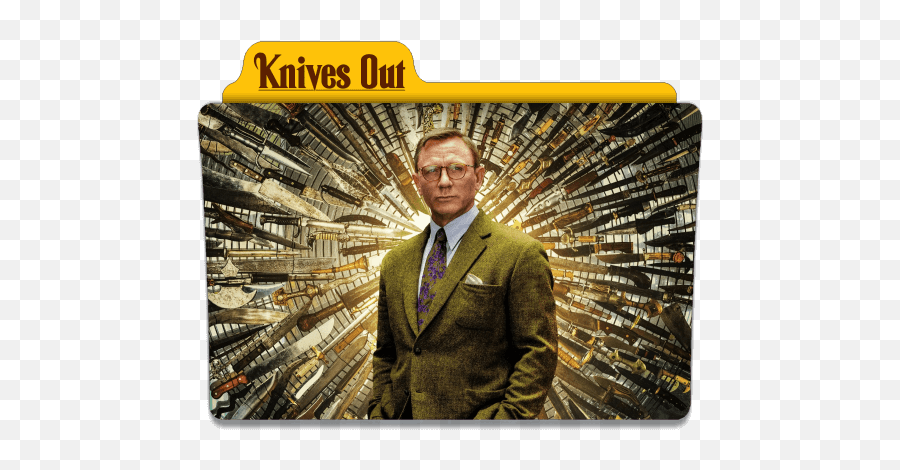 Knives Out Movie Folder Icon - Designbust Knives Out Folder Icon Png,Separate Icon