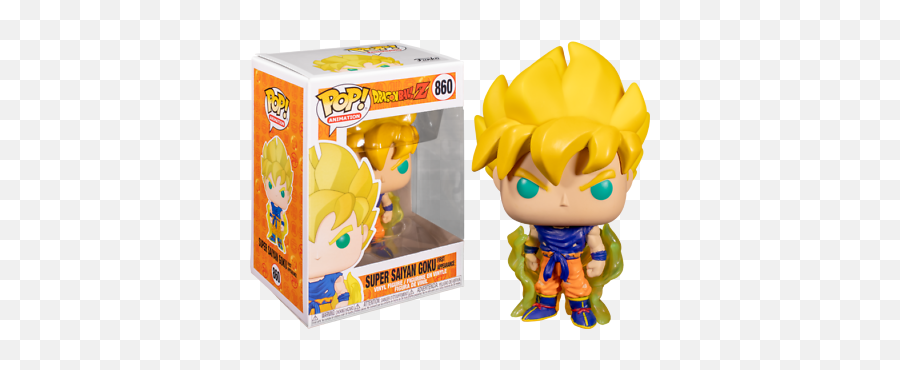 Dragon Ball Z - Super Saiyan Goku First Appearance 860 Pop Vinyl Ebay Funko Pop Goku 860 Png,Piccolo Dbz Icon