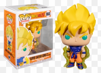 Dragon Ball Z - Super Saiyan Goku First Appearance 860 Pop Vinyl eBay Funko png