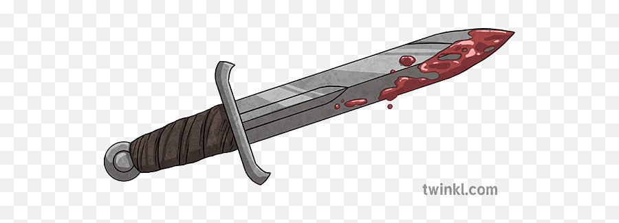 Bloody Knife Illustration - Collectible Sword Png,Bloody Knife Icon