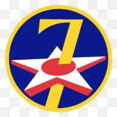 Us Army Air Forces Shoulder Sleeve Insignia - 7th png