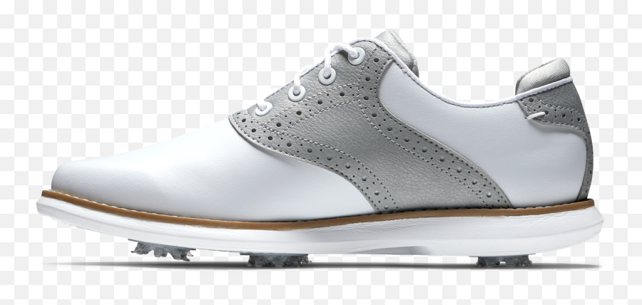 Fj Traditions Women - Lace Up Png,Footjoy Icon Saddle Golf Shoe