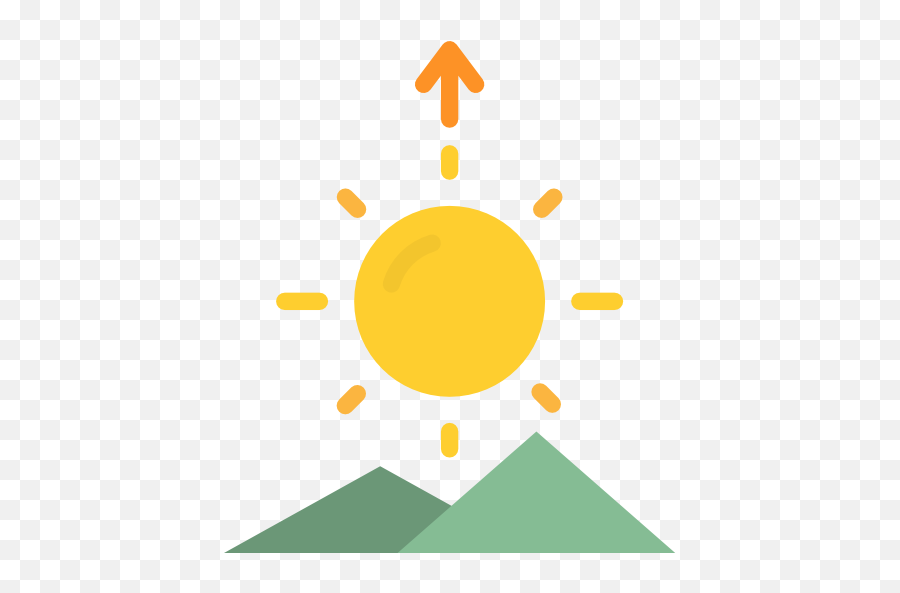 Sunrise - Free Nature Icons Dot Png,Sunrise Icon