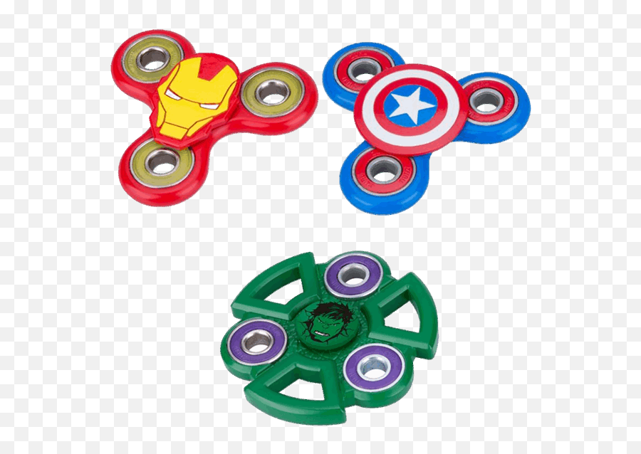 Marvel - Fidget Spinner Assorted Fidget Spinner Png,Fidget Spinner Png