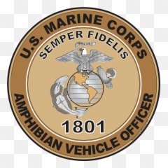 Usmc Mos 1801 Amphibian Vehicle Officer Decal - Desert Tan Camp Pendleton png