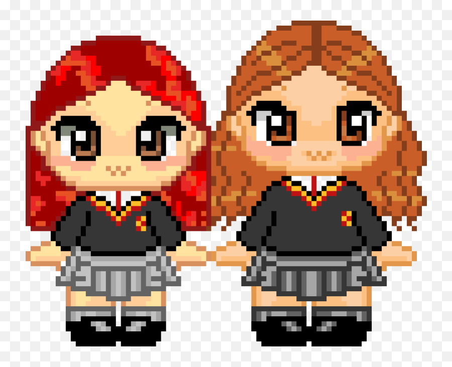 Hermione Ginny Pixel Art Maker - Pixel Art Hermione Png,Hermione Png