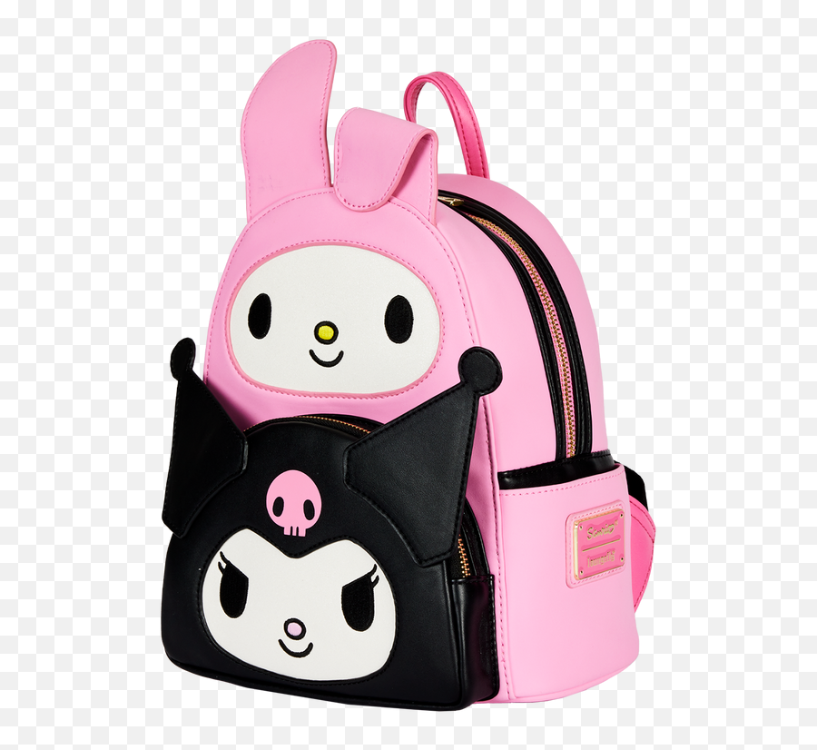 My Melody And Kuromi Double Pocket Mini Backpack - Sanrio My Melody Kuromi Loungefly Png,Icon Squad 2 Backpack