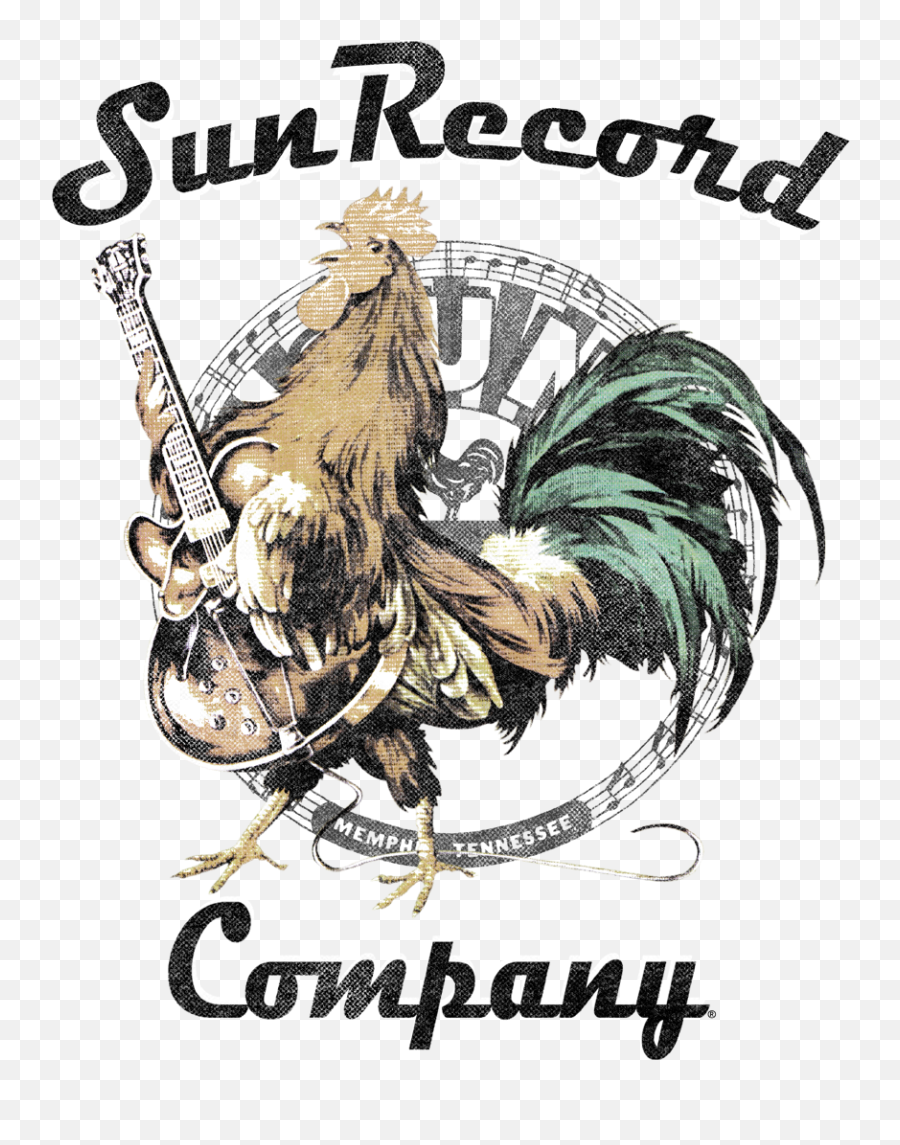 Sun Records Rockin Rooster Logo Mens - Illustration Png,Rooster Logo