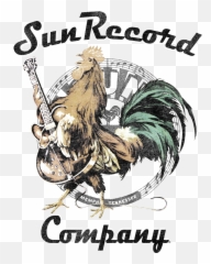 Sun Records Rockin Rooster Logo Mens - Illustration Png,Rooster Logo