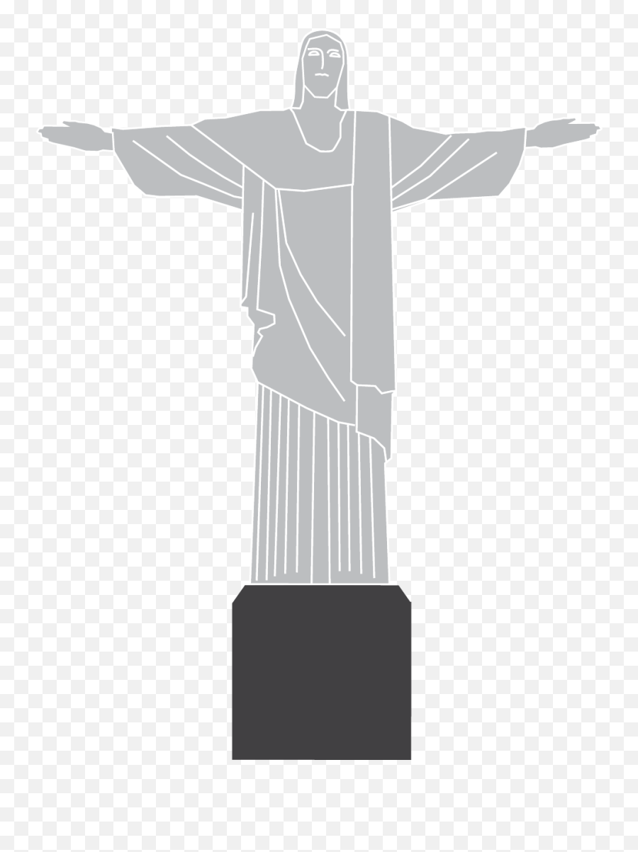 Download Like Jesus Redeemer The Icon - Christ The Redeemer Silhouette Png,Christ Png