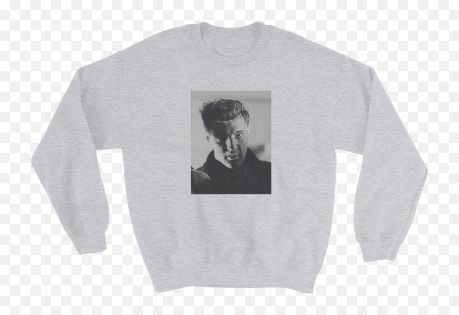 Artistic Line Png - Elvis Face To Face Line Art Sweatshirt Sweater,Artistic Png