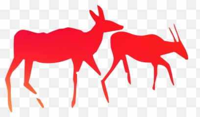 Download Art Cave Reindeer Rock Painting Sandvlei Clipart - Clipart Png Cave Art,Cave Png