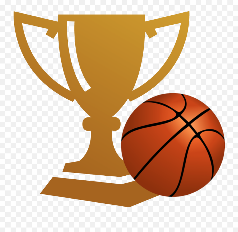 Basketball Trophy Champion Clip Art - Basketball Png Transparent Vector Trophy Png,Basket Ball Png