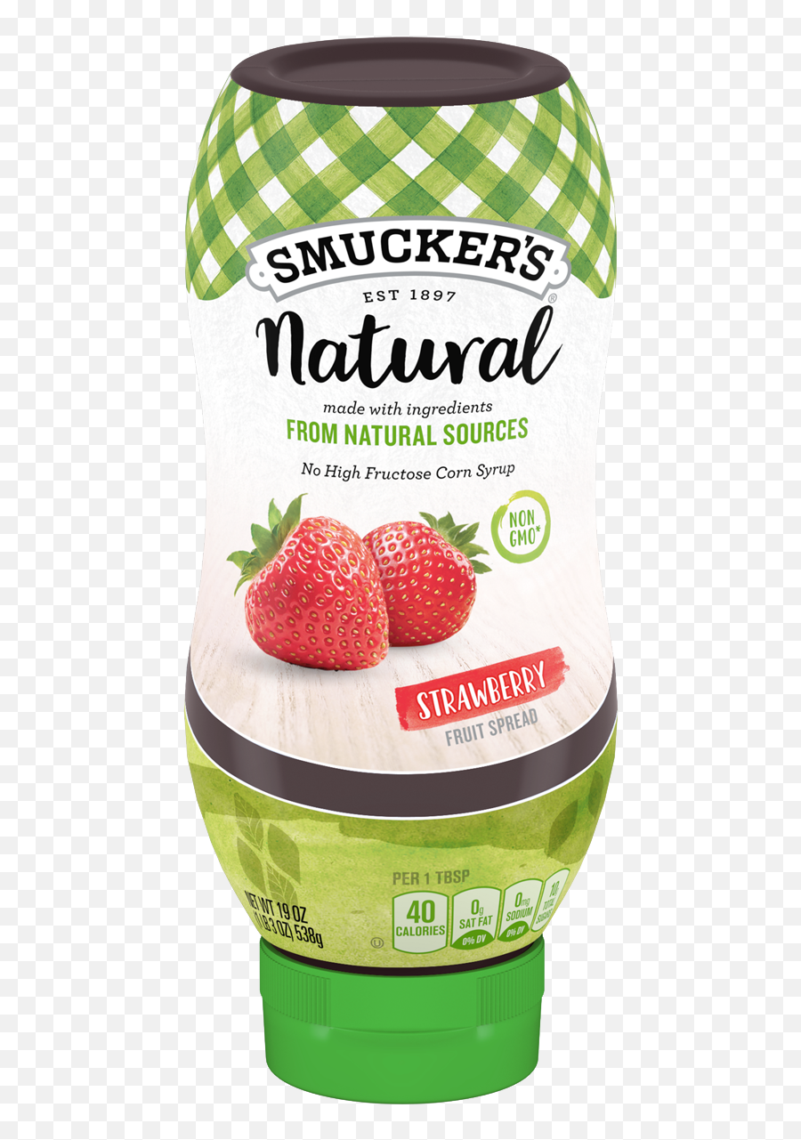 Natural Squeeze Strawberry Fruit Spread - Smuckeru0027s Smuckers Natural Orange Marmalade Png,Transparent Strawberry