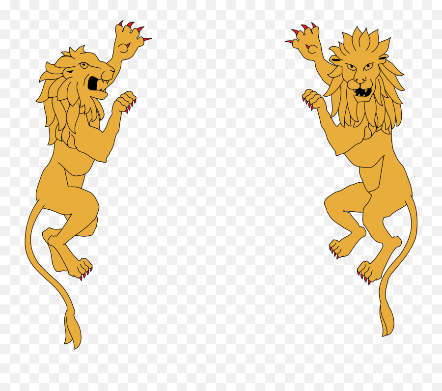 Coat Of Arms Lion Transparent Png - Coat Of Arms Supporters Lions,Coat Of Arms Png