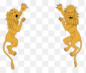 Coat Of Arms Lion Transparent Png - Coat Of Arms Supporters Lions,Coat Of Arms Png