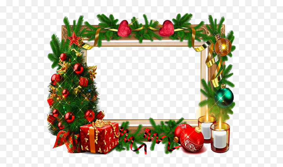 Christmas Frame Png Free Download - Christmas Frame Png Hd,Fram Png
