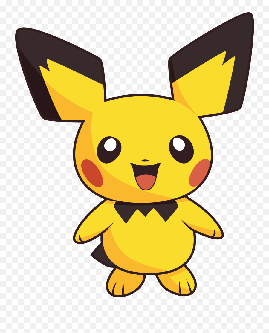 You Guys Liked My Other Electric Cuties - Pichu Artwork Transparent Png,Pichu Transparent