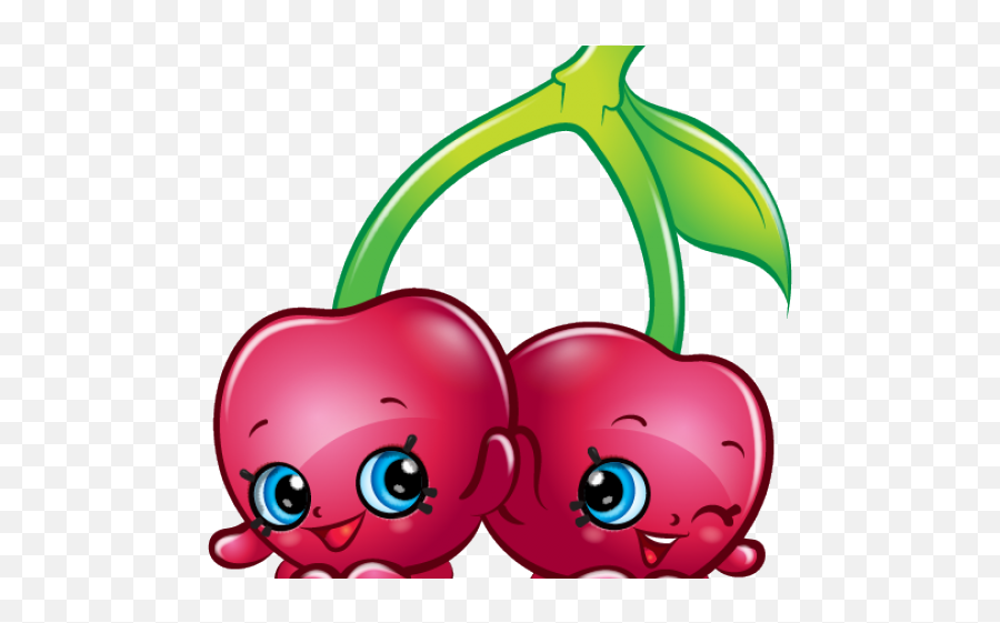 Shopkins Cereza Png Clipart - Shopkins Coloring Pages Cheeky Cherries,Shopkins Logo Png