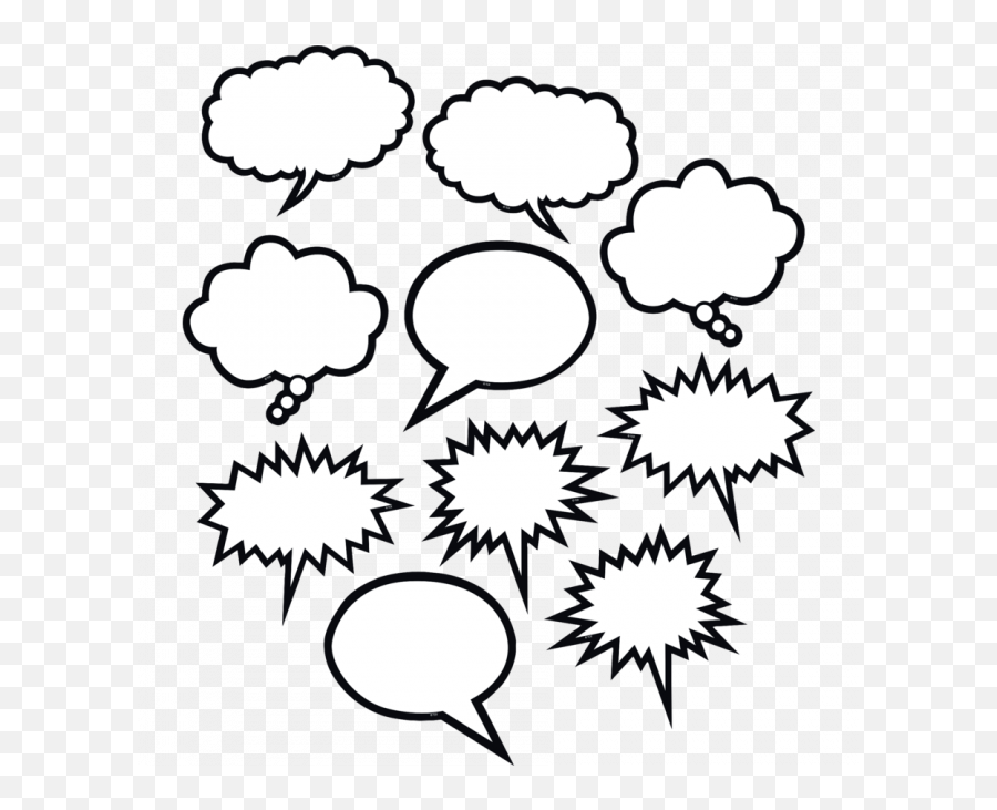 Cut Out Cards - Thoughts Bubbles Png Highresolution Png Make A Thought Bubble,Comic Speech Bubble Png