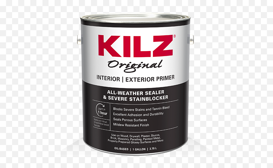 Kilz Primers Paints Wood Care U0026 Concrete Stains Over - Kilz Exterior Primer Png,Paint Bucket Png