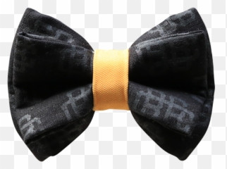 Bbc Black Ii Bowtie Knotzland Co - Silk png