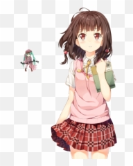 Anime Girl Free Png Transparent Image - Student Drawing
