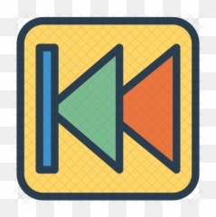 Rewind Button Icon - Sign png
