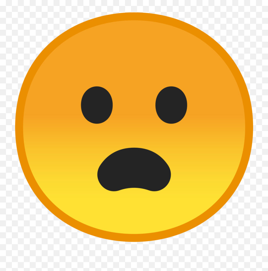 Frowning Face With Open Mouth Emoji Meaning And Pictures - Open Mouth Emoji Png,Smiling Emoji Png