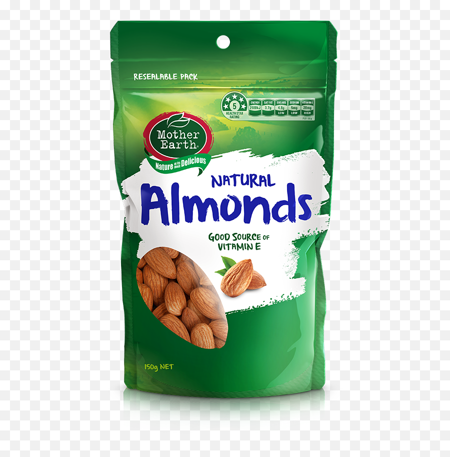 Natural Almonds 150g - Almonds Countdown Png,Almond Transparent