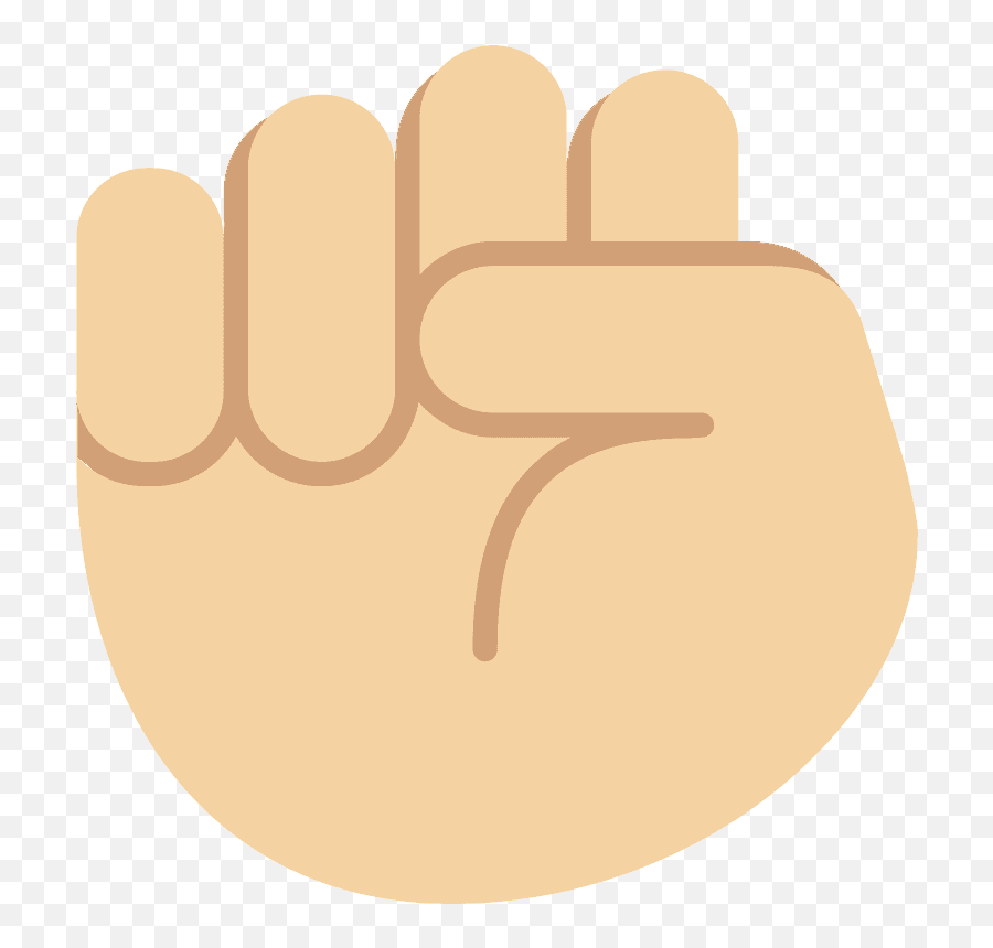Raised Fist Emoji Clipart - Raised Fist Png,Fist Transparent