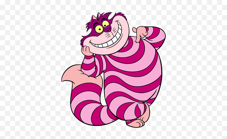 Cheshire Cat Clipart Disney - Alice In Wonderland Characters Cheshire Cat Png,Cheshire Cat Png