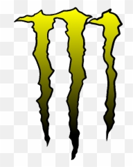 Monster Logo In Black - Clipart Best Transparent Black Monster Logo Png,Monster Energy Logo Png
