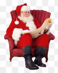Real Santa Hat - Karl Marx Body Pillow Transparent Png In Chair