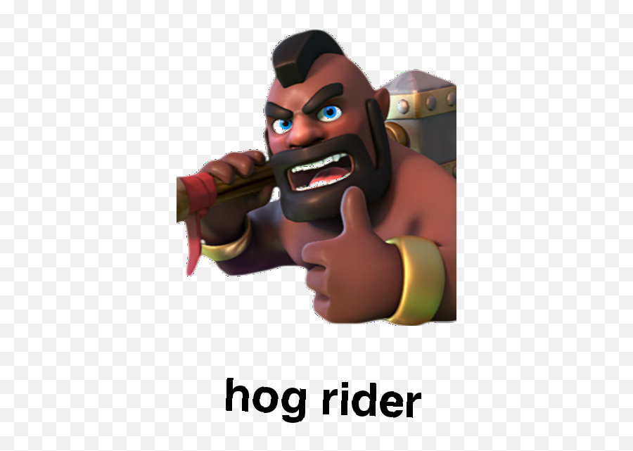 Download Model Image Graphic - Hog Rider Without Hog Hog Rider Transparent Png,Hog Png