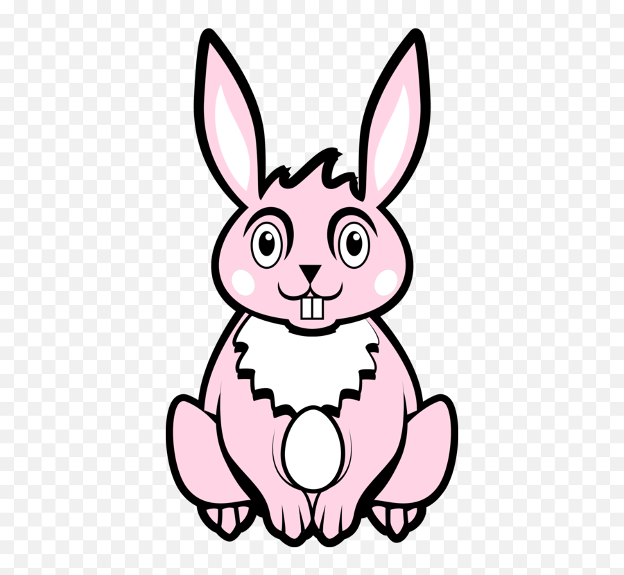 Pink Head Ear Png Clipart - Clip Art,Easter Bunny Ears Png