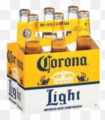 Corona Light Beer - 6 Pack Png