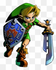 Mm Link 2 - Zelda Majoras Mask Link Png,Majora's Mask Png