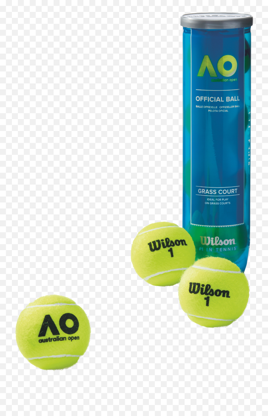 Download Wilson Ao Tennis Balls - Wilson Australian Open Png,Tennis Balls Png