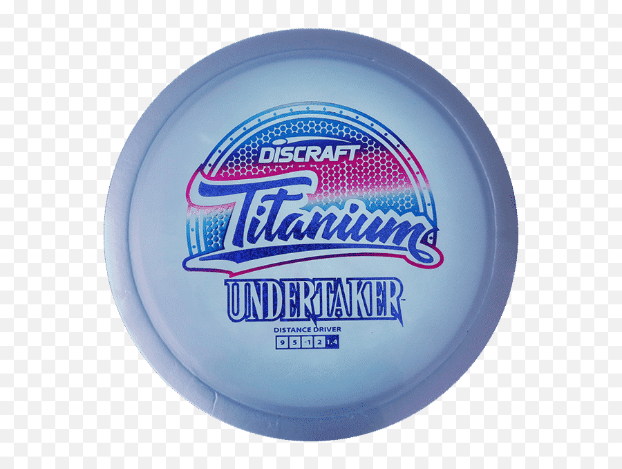 Discraft Titanium Undertaker - Discraft Flight Chart Png,Undertaker Logo Png