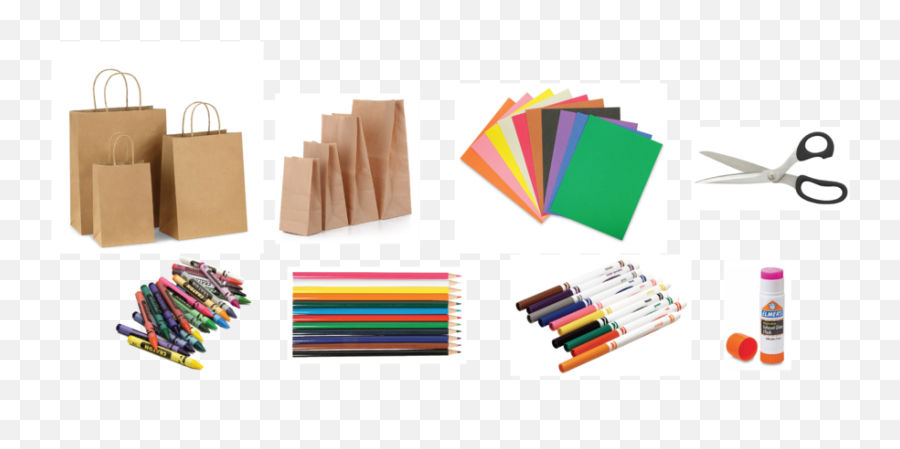 Architectural Stem Activity 2 Paper Bag Buildings U2014 Geaux - Scissors Markers Crayons Paper Png,Glue Png