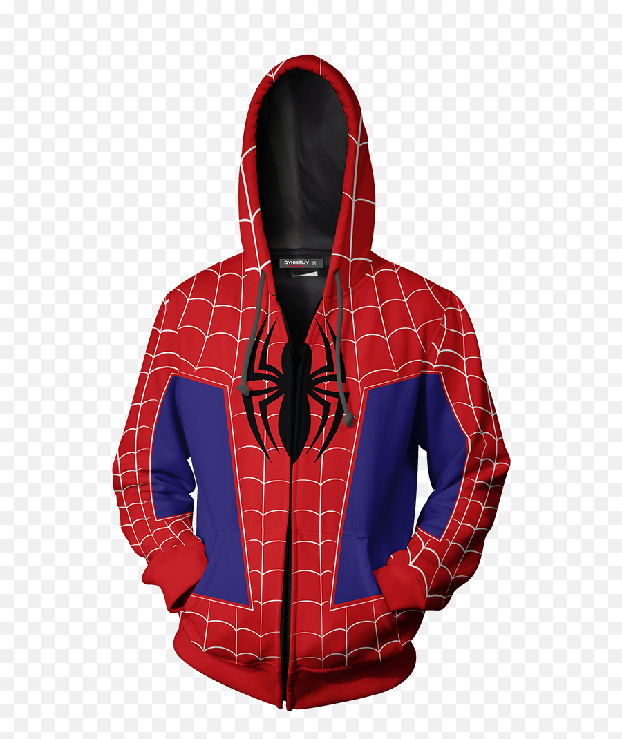 Download Into The Spider Verse Peter Parker Cosplay Zip Up - Felpa Ultras Napoli Png,Peter Parker Png