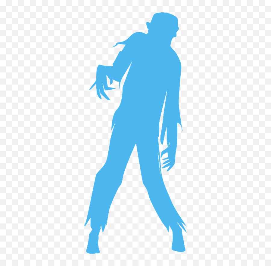 Zombie Silhouette - Clip Art Png,Zombie Silhouette Png