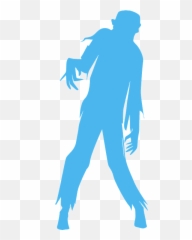 Zombie Silhouette - Clip Art png