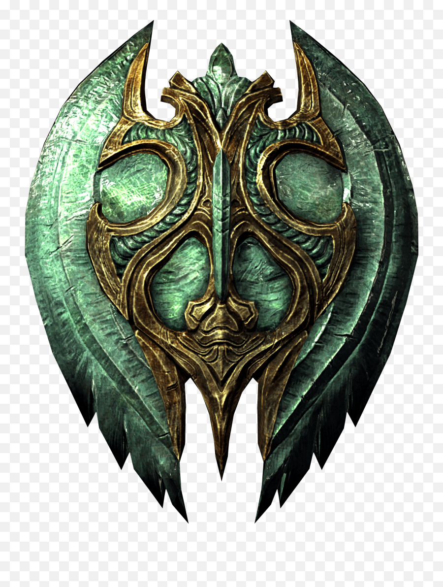 Elder Scrolls Skyrim Glass Shield Transparent Png - Stickpng Skyrim Shield,Shield Png